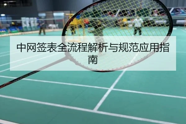 中网签表全流程解析与规范应用指南